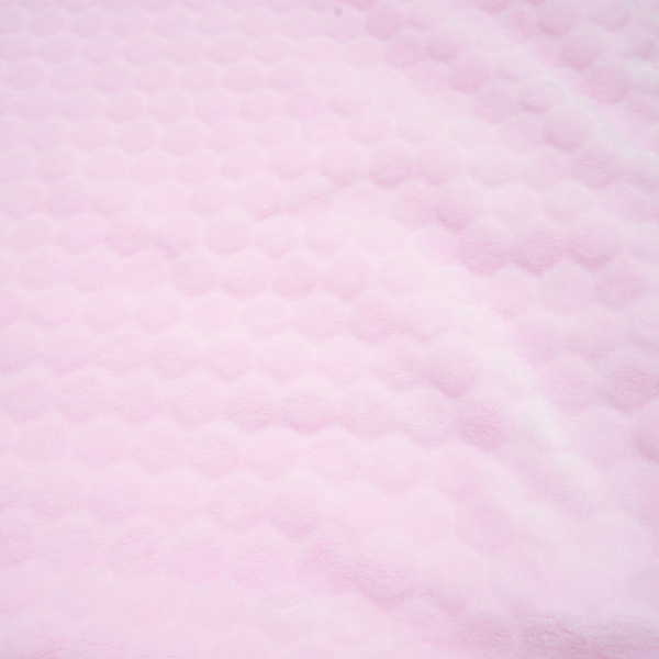 Плед Twins, велюр 3D, 100x80 см, рожевий (1425-T3D-08) - Pampik - 2