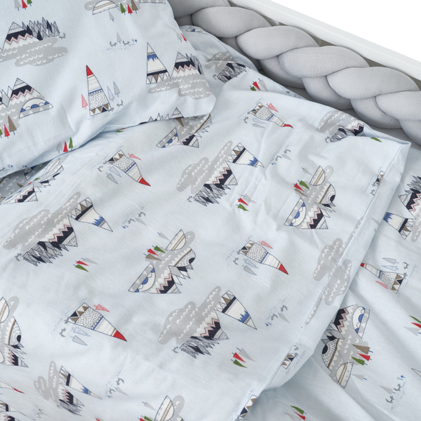 Комплект постільної білизни Twins Soft для хлопчика, полуторний, фланель, 4 предмети, білий з принтом (1115-TPS-25) - Pampik - 7