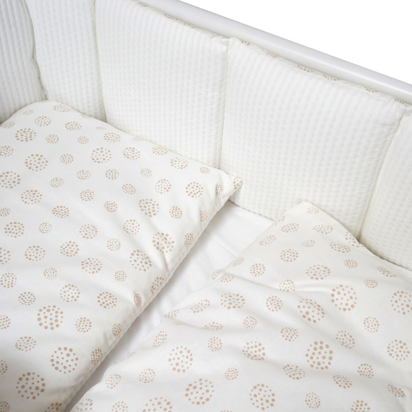 Постільний комплект Twins Cotton, 7 елементів, білий (4077-TC-01) - Pampik - 3