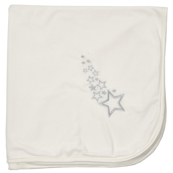 Плед Twins, велюр Double soft, 90x90 см, молочний (1411-TDS-202) - Pampik