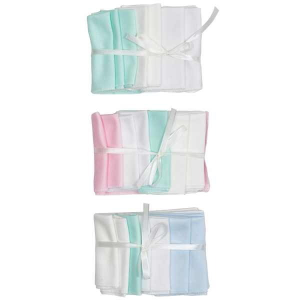 Салфетки детские Twins, интерлок, 20х20 см, 7 шт, multicolor (1602-STІ7-20) - Pampik