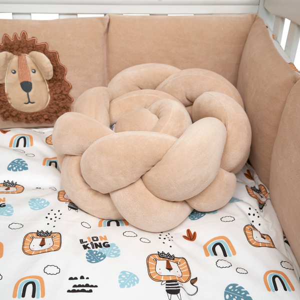 Постільний комплект Twins Leo, 7 елементів, бежевий (4079-TL-02) - Pampik - 4