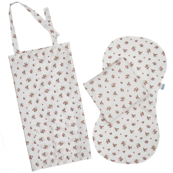 Набір для годування Twins, 3 елементи, білий з принтом, в асортименті (9000-TK3-20) - Pampik - 5