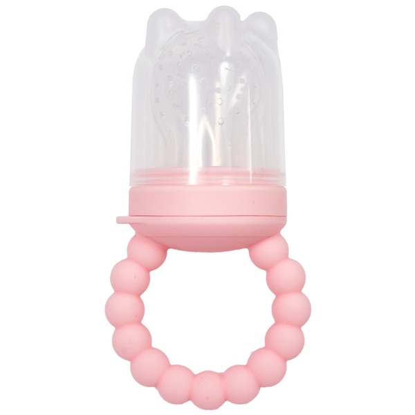 Ніблер силіконовий Twins Горошинки, рожевий (NG-03-02) - Pampik