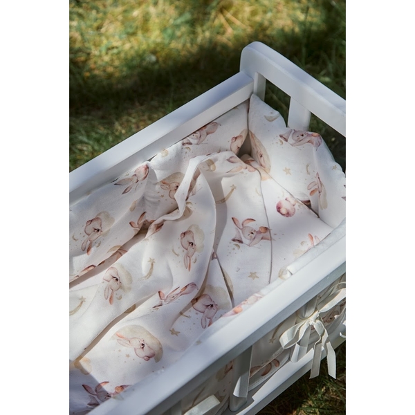 Ліжечко для ляльки Goydalka, білий (12С29-1) - Pampik - 3