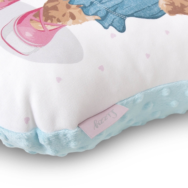 Подушка Ceba Baby Cuddie Fluffy Puffy Lizzy, дівчинка, 50х24 см (W-852-132-685) - Pampik - 5