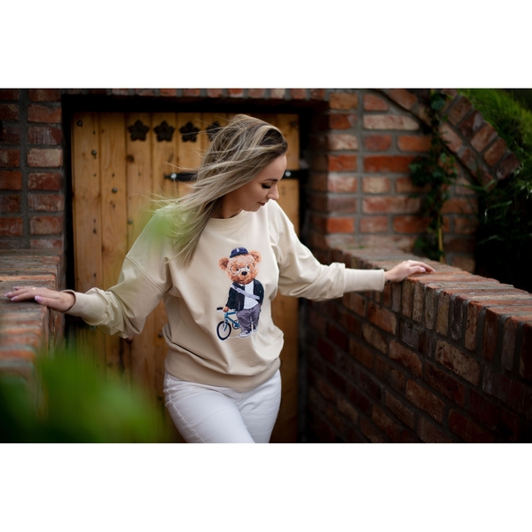 Світшот Ceba Baby Fluffy Puffy Teddy Bears Bart, р.S-M, бежевий (W-853-132-686) - Pampik - 4