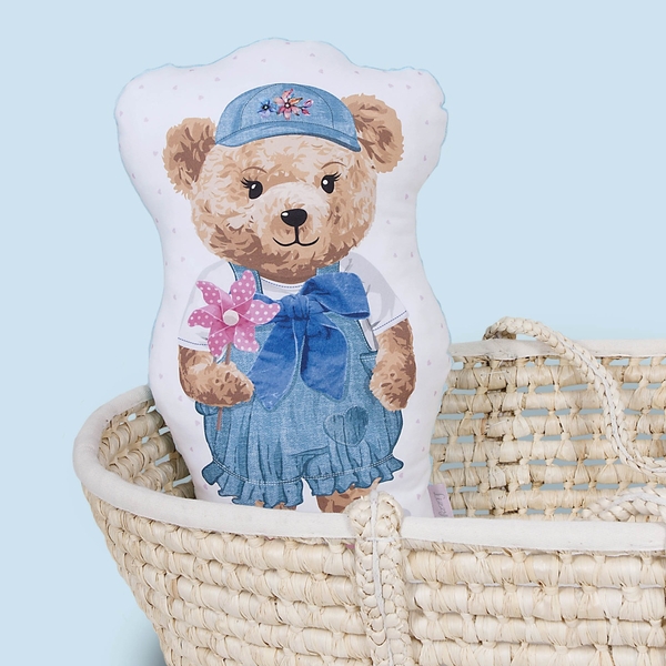 Подушка Ceba Baby Cuddie Fluffy Puffy Lizzy, дівчинка, 50х24 см (W-852-132-685) - Pampik - 6