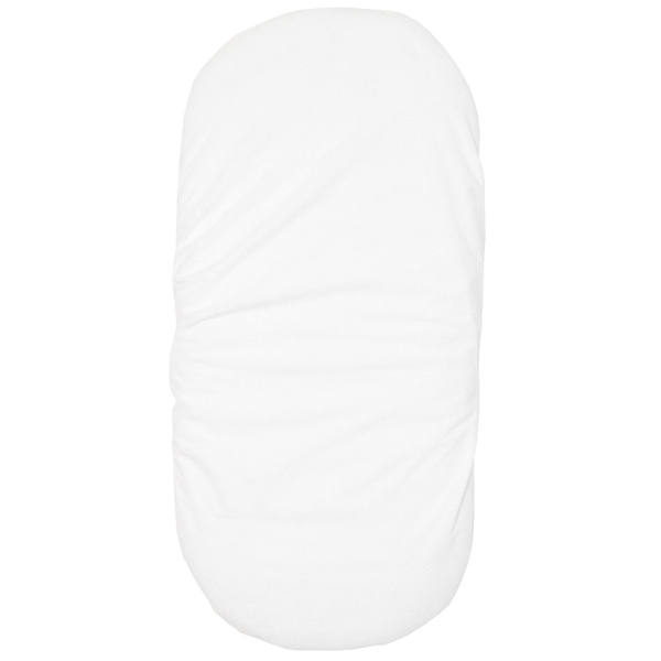 Наматрацник Twins в коляску, вологонепроникний махровий, 75х35 см, білий (6050-TNM-01) - Pampik