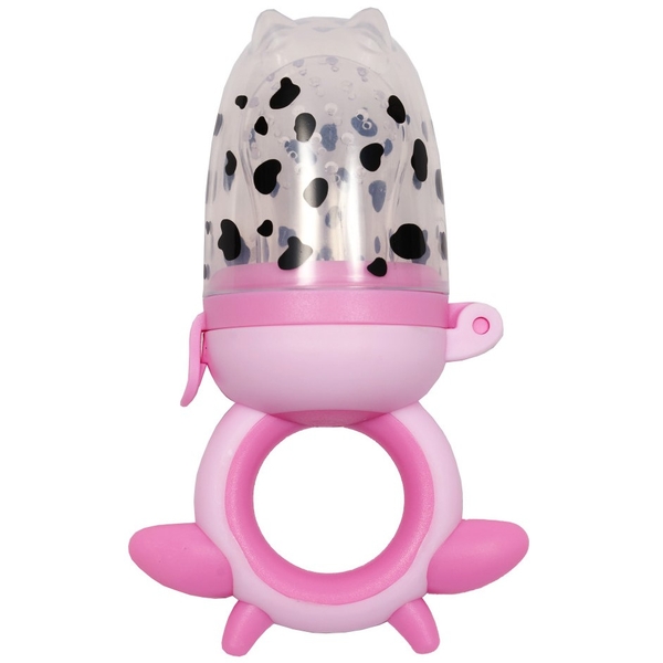 Ніблер силіконовий Twins Корівка, рожевий (NK-03-02) - Pampik