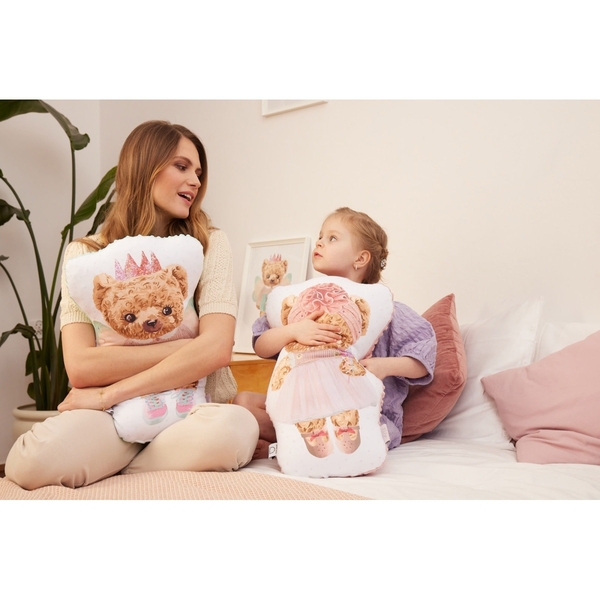 Подушка Ceba Baby Cuddie Fluffy Puffy Lizzy, дівчинка, 50х24 см (W-852-132-685) - Pampik - 7