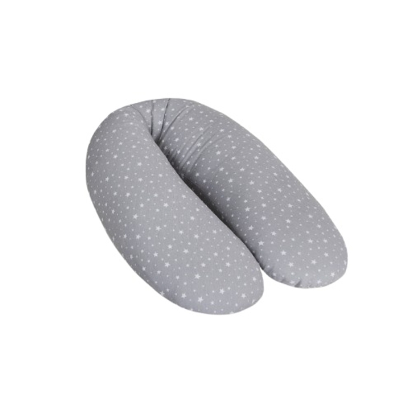 Подушка для вагітних Cebababy Physio Multi Physio Stars, 190х35 см, сірий (W-741-000-739) - Pampik