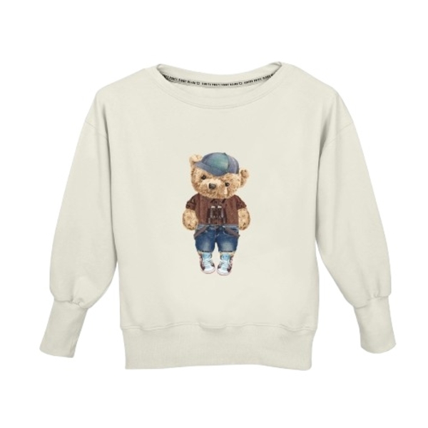 Світшот Ceba Baby Fluffy Puffy Teddy Bears Stu, р.S-M, білий (W-853-132-683) - Pampik