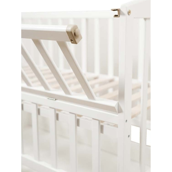 Ліжечко Goydalka Valeri з шухлядою, 120х60 см, білий (9800-GV-01) - Pampik - 3