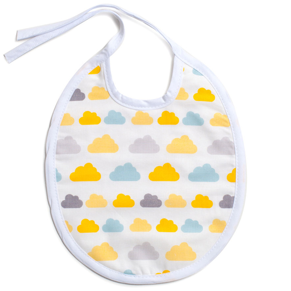 Слинявчик Twins водонепроникний, бавовна, 2 шт, neutral мультиколір (W-1610-ST-20) - Pampik - 3