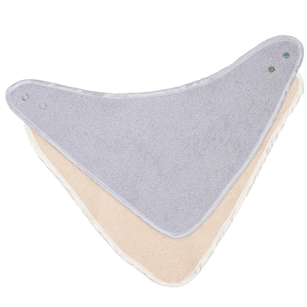 Слинявчик Twins, махра, 2 шт, mix мультиколір (W-1620-STM-20) - Pampik