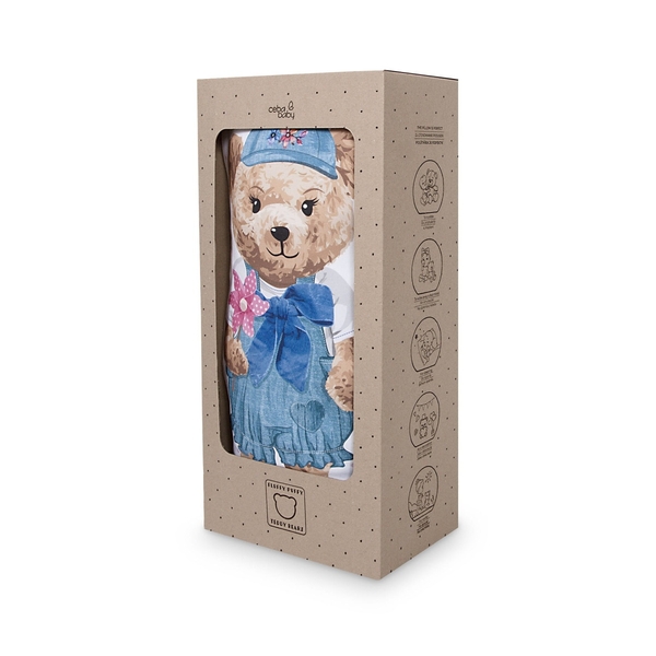 Подушка Ceba Baby Cuddie Fluffy Puffy Lizzy, дівчинка, 50х24 см (W-852-132-685) - Pampik - 2