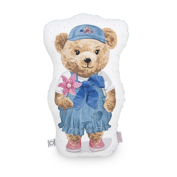 Подушка Ceba Baby Cuddie Fluffy Puffy Lizzy, дівчинка, 50х24 см (W-852-132-685) - Pampik - 3