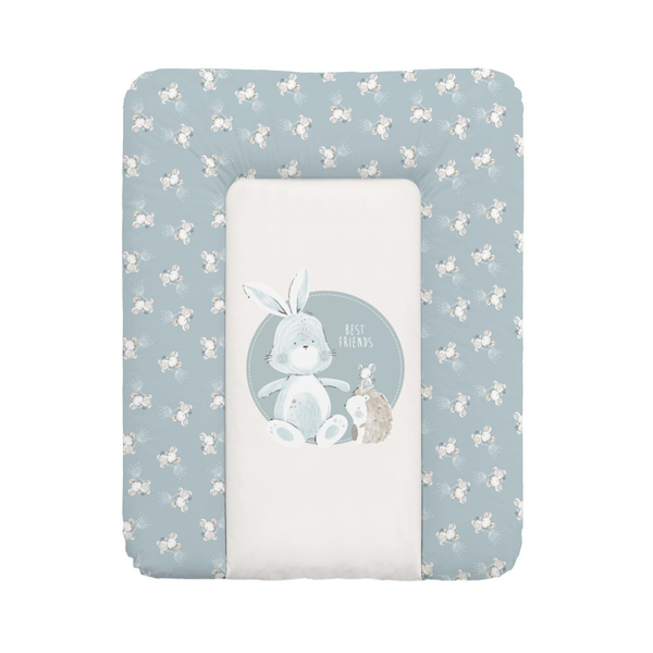 Сповивальний матрац Ceba Baby Basic Friends, 70х50 см, м'ятний (W-143-000-730) - Pampik