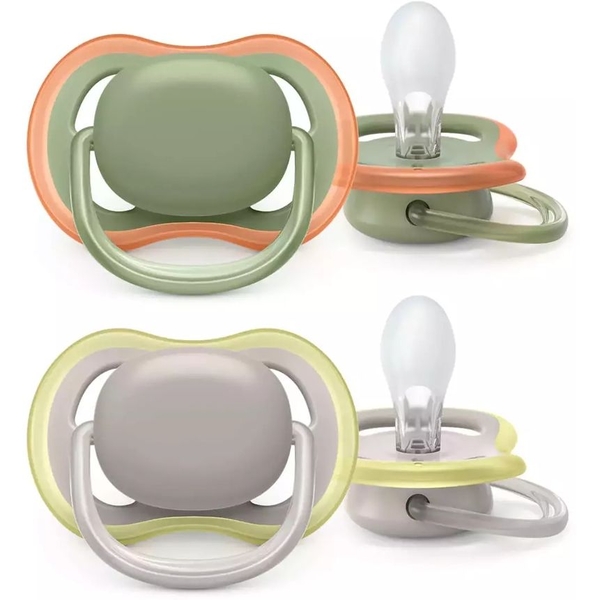 Пустушка Philips Avent Ultra Air, 6-18 міс., з контейнером, 2 шт. (SCF085/20) - Pampik - 2