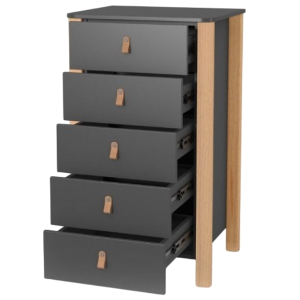 Комод Верес Монако високий 600, темно-сірий з бежевим (34.1.351.2.16) - Pampik - 2