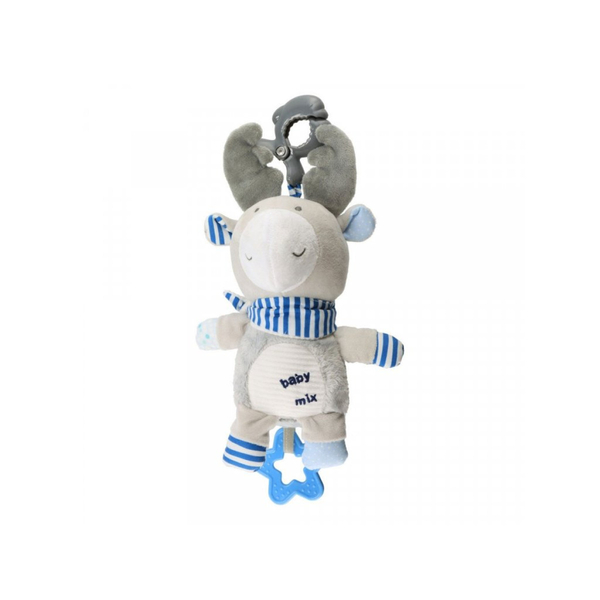 Плюшевая музыкальная подвеска Baby Mix Лось (49421) - Pampik