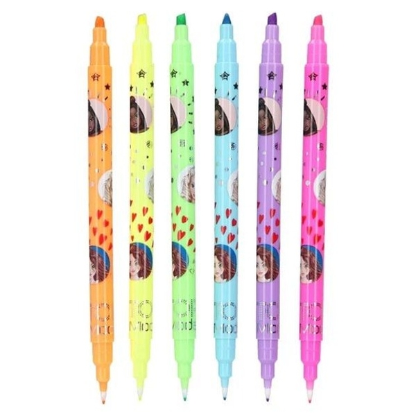 Набір фломастерів Depesche, неонові, 6 шт. (411383/36913) - Pampik - 3