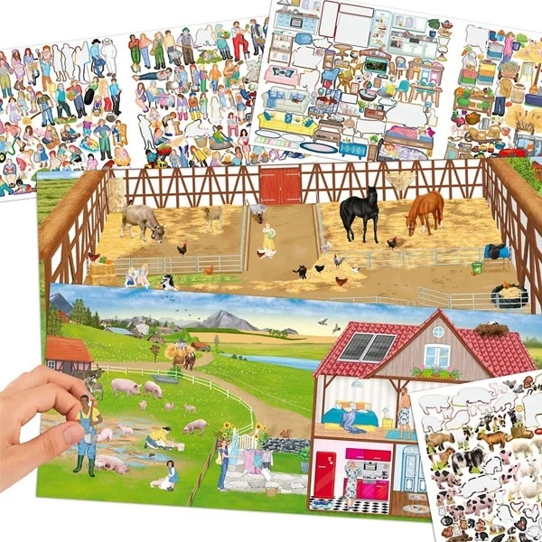 Книга з наклейками Depesche Ферма (411585/36915) - Pampik - 3