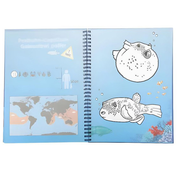 Книга-розмальовка Depesche Акула, з фломастерами (47300/33926) - Pampik - 5