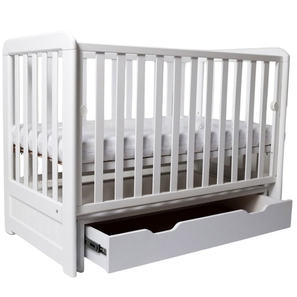 Кровать Дубок Lux с ящиком, белый (9803-DL-01) - Pampik - 7