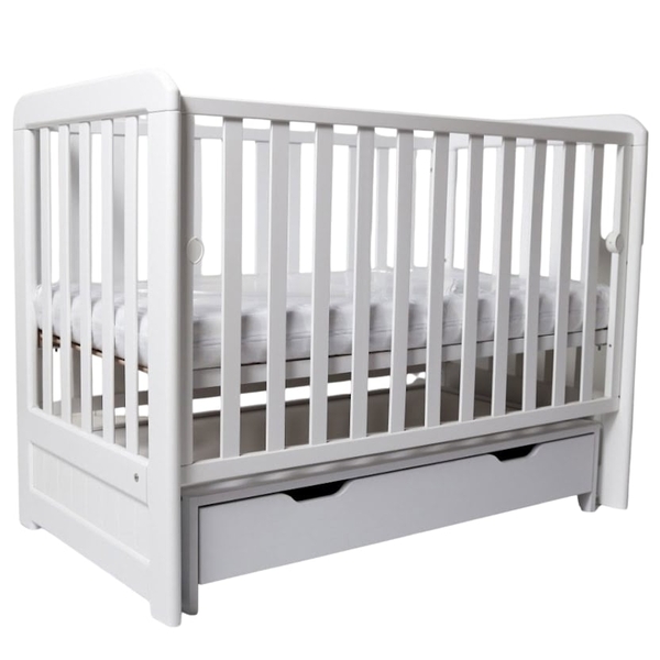 Кровать Дубок Lux с ящиком, белый (9803-DL-01) - Pampik - 5