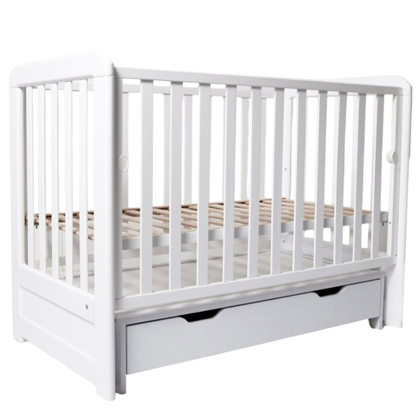 Кровать Дубок Lux с ящиком, белый (9803-DL-01) - Pampik