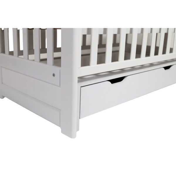 Кровать Дубок Lux с ящиком, белый (9803-DL-01) - Pampik - 9