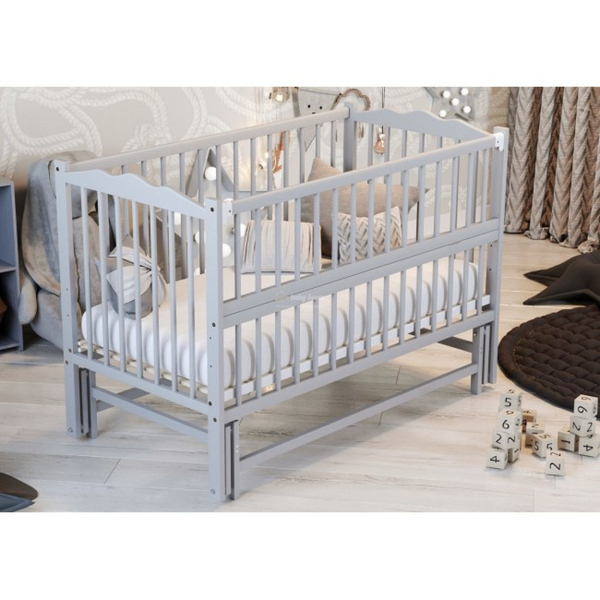 Ліжко Дубок Веселка з маятником, сірий (9800-DVs-07) - Pampik