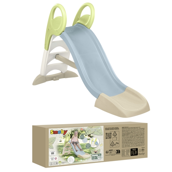 Гірка з водним ефектом Smoby Life, довжина 150 см, блакитний з бежевим (7600820509) - Pampik