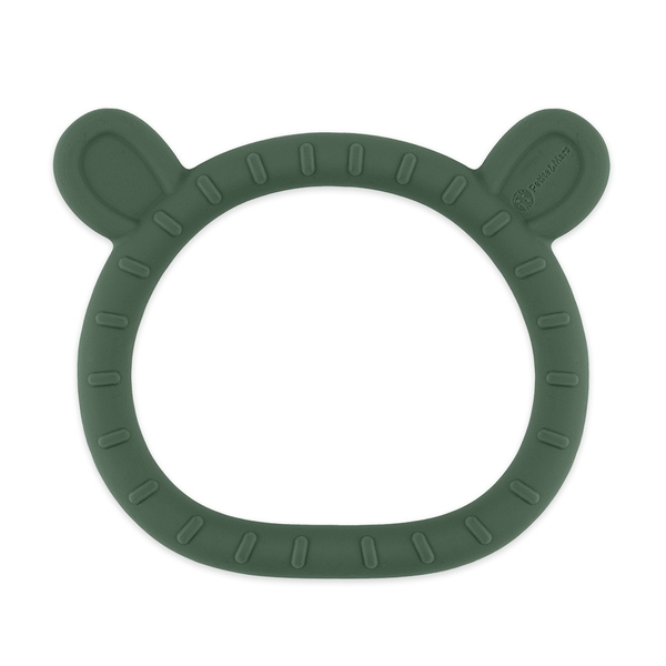 Силіконовий прорізувач Petite&Mars Teddy Misty Green, зелений (722817) - Pampik - 2