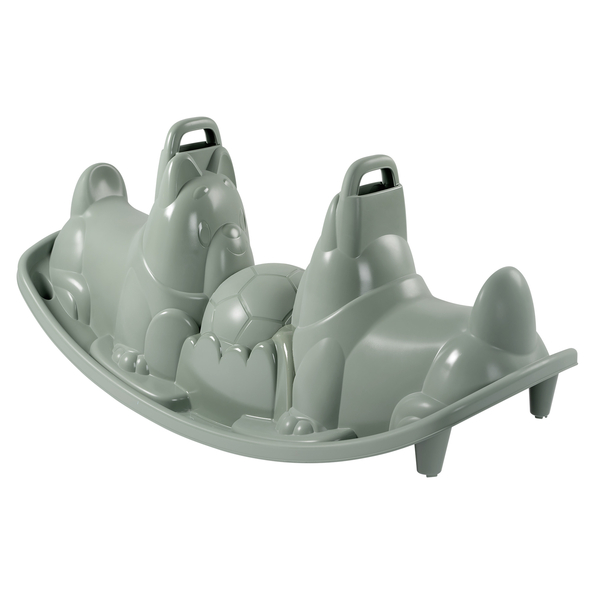 Качели двойные Smoby Life Собачки, 115x50x51 см, серый (7600830211) - Pampik