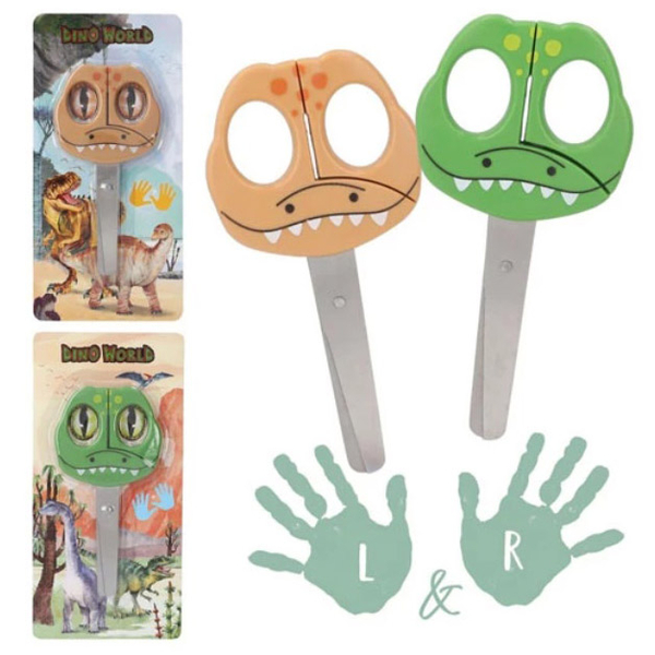 Ножиці дитячі Depesche Динозаврик, 1 шт. в асортименті (411917/36910) - Pampik - 2