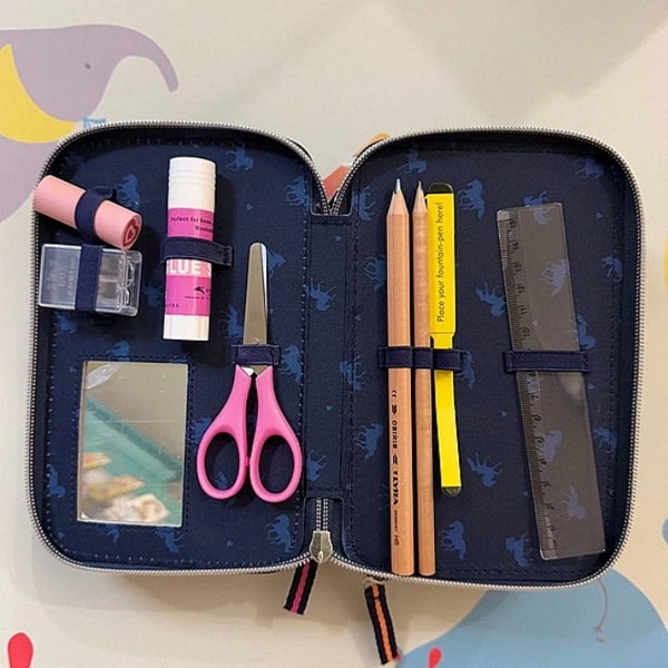 Пенал с наполнением Depesche Лошадь, синий (410583/32860) - Pampik - 6