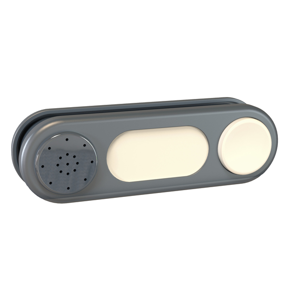 Дзвінок електронний для будинку Smoby, 13х4х4 см, сірий (810917) - Pampik - 2