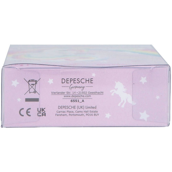 Годинник настільний Depesche Єдиноріг, світло-рожевий (46551/35832) - Pampik - 5