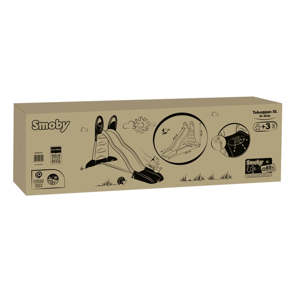 Гірка з водним ефектом Smoby Life Подвійна хвиля, довжина 230 см, зелений (7600820304) - Pampik - 5