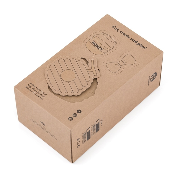 М'яка іграшка Petite&Mars Ведмедик Matt, 34 см, коричневий (631756) - Pampik - 5