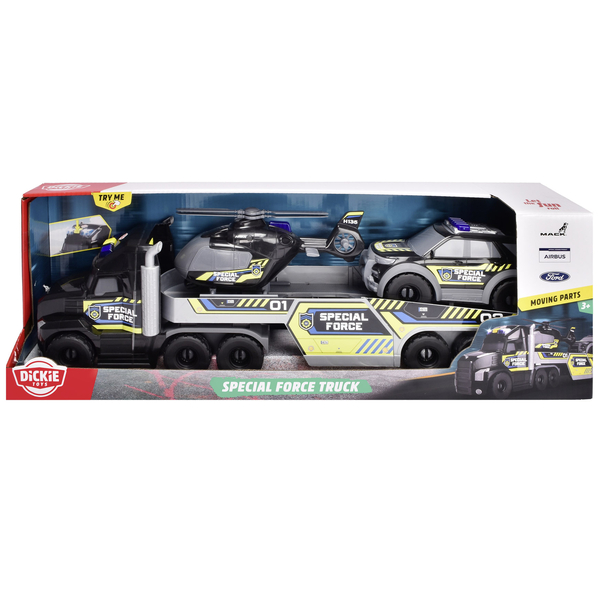 Вантажівка з транспортом Dickie Toys Спецпризначення, 70 см (3719034) - Pampik - 2