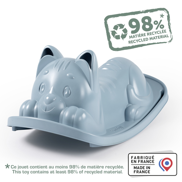 Гойдалка Smoby Life Кошеня, 78х38х35 см, блакитний (7600830109) - Pampik - 2