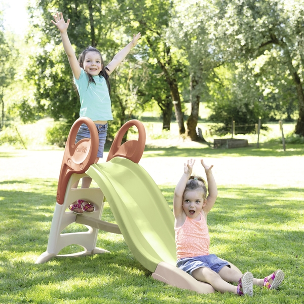 Гірка з водним ефектом Smoby Life, довжина 150 см, зелений з бежевим (7600820510) - Pampik - 8