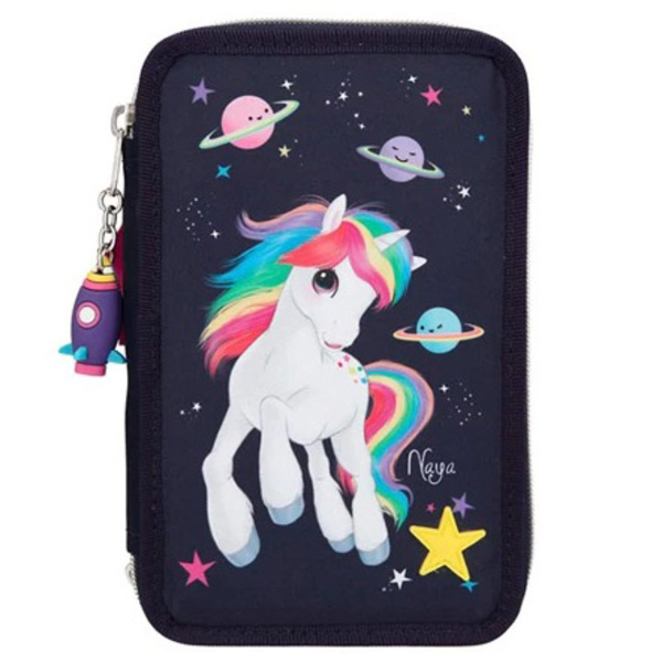 Пенал с наполнением и подсветкой Depesche Пони, темно-синий (411167/35798) - Pampik