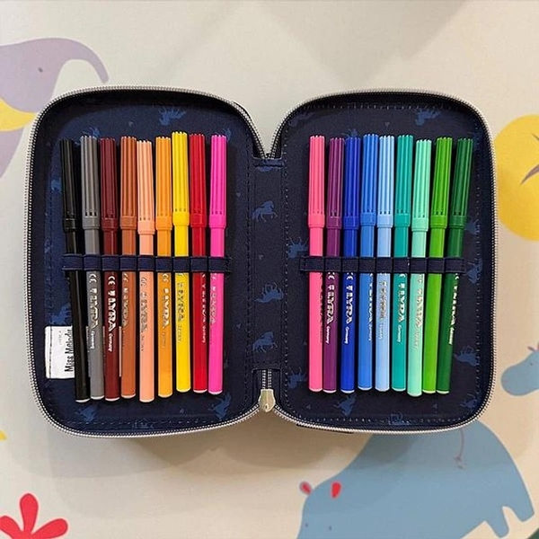 Пенал с наполнением и подсветкой Depesche Белая лошадь, синий (410530/35786) - Pampik - 7