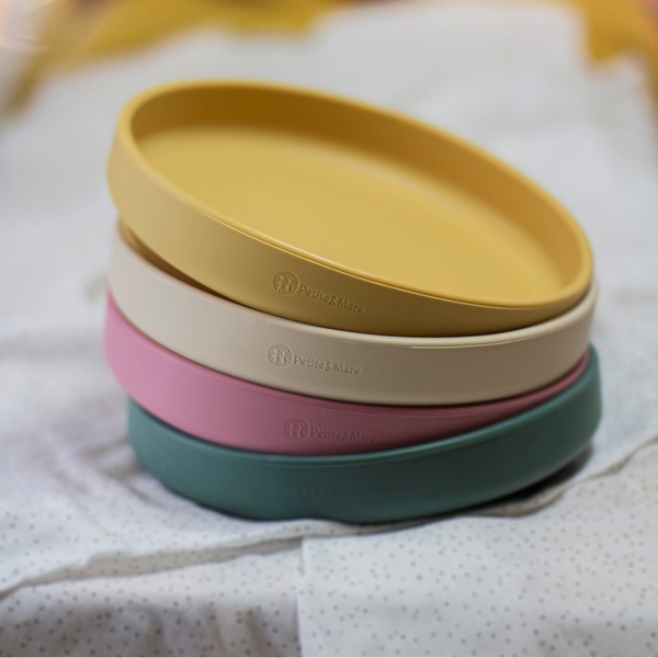 Тарілка Petite&Mars Dusty Rose, силіконова, на присосці, 400 мл, рожевий (708820) - Pampik - 2