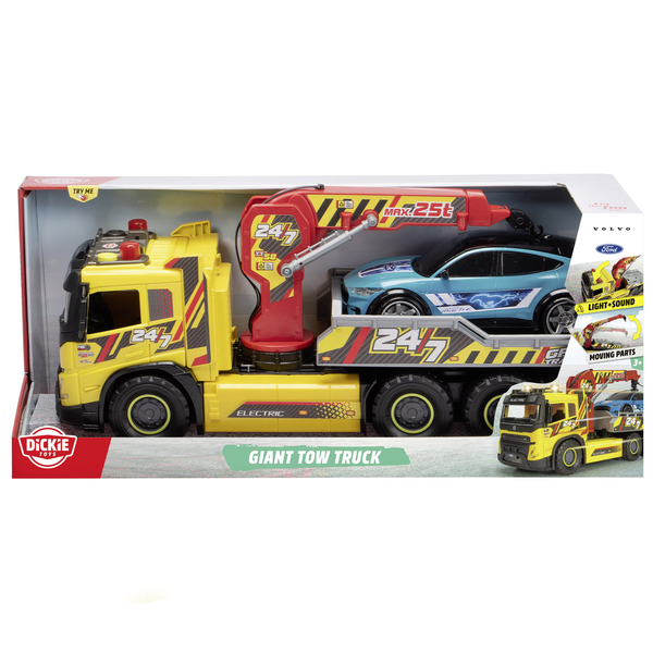 Автомобіль Dickie Toys Вольво Евакуатор з машинкою, звук, світло, 55 см (3749039) - Pampik - 20